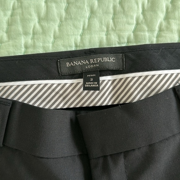 BANANA REPUBLIC BLACK LOGAN BOOTCUT STRAIGHT PANT - NEVER WORN BEFORE - Picture 2 of 4